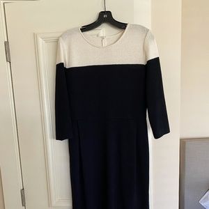 CLASSIC St John knit BLACK/WHITE size 10